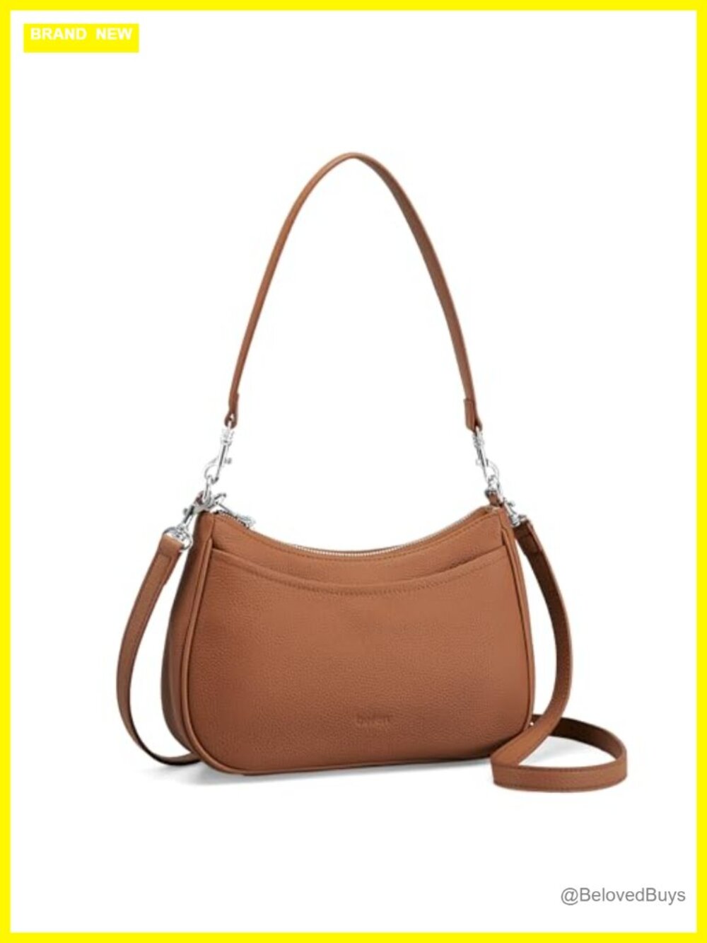 Genuine Leather Anti Theft Crossbody Hobo Bag with RFID